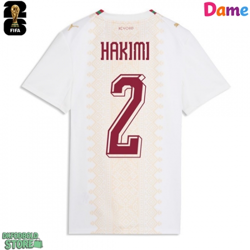 Marokko Achraf Hakimi #2 Replika Udebanetrøje Dame VM 2026 Kortærmet
